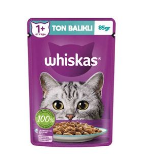 Diğer 127244686 Pouch Jöle İçinde Ton Balıklı Yetişkin Kedi Konservesi 6 Adet 85 Gr