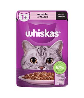 Diğer 127245635 Pouch Sos İçinde Somonlu Yetişkin Kedi Konservesi 85 Gr