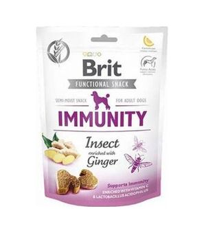 Diğer 127248460 Brit Immunity Bağışıklık Destekleyici Zencefil Ve Larva Proteinli Köpek Ödülü 150 Gr