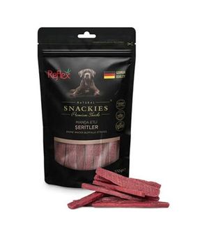 Diğer 127302524 Snackies Natural Manda Etli Şerit Tahılsız Köpek Ödül Maması 170 Gr