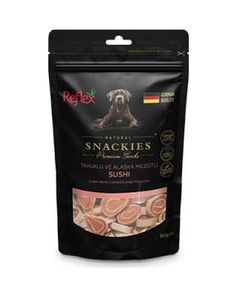 Diğer 127303840 Snackies Natural Tavuklu Ve Alaska Mezgitli Sushi Tahılsız Köpek Ödül Maması 90 Gr