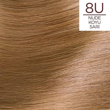 Diğer 127431365 Excellence Creme Nude Renkler Saç Boyası - 8U Nude Koyu Sarı