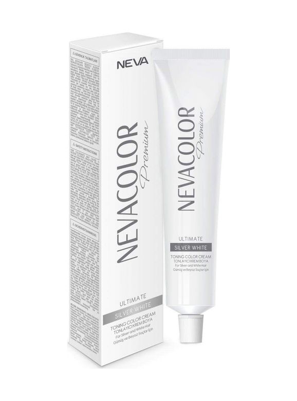 Diğer 127431369 Nevacolor Tüp Saç Boyası Gümüş Gri