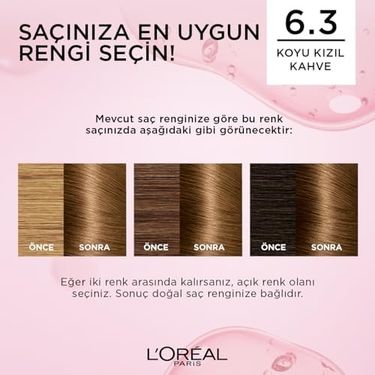 Diğer 127431405 Excellence Creme Saç Boyası 6.30 Açık Karamel