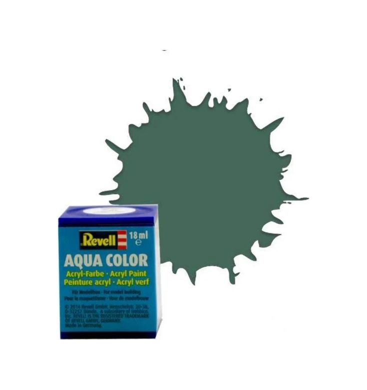 Diğer 127458698 Mey İthalat Aqua Color Greenish Grey - Mat Boya- 18 Ml