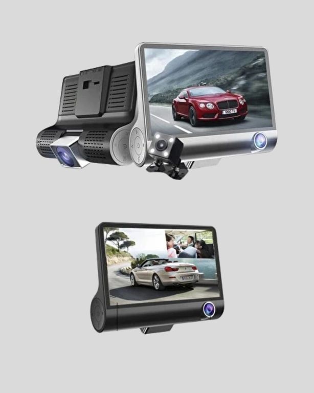 Diğer 127894672 Full Hd Araç Kamerası 3 Lü 4.0 Ekranlı Ve Hdr Gece Görüşlü -