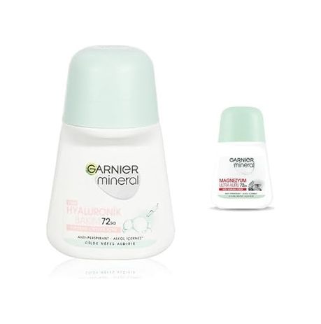 Diğer 128805062 Mineral Hyaluronik Bakım Roll-On Deodorant + Mineral Magnezyum Ultra Kuru Roll-On Deodorant