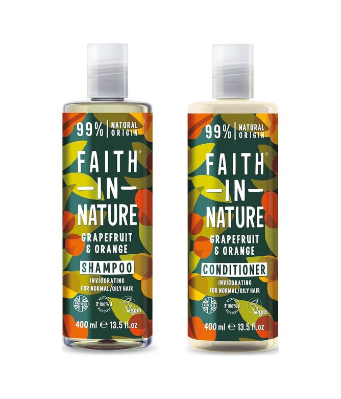 Diğer 128806261 Faıth In Nature Grapefruit&orange%99 Doğal Tazeleyici Şampuan + Saç Kremi 400Ml
