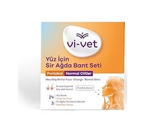 Diğer 128807024 Vi-Vet Sir Ağda Bandı Yüz İçin Portakal, 24 Adet