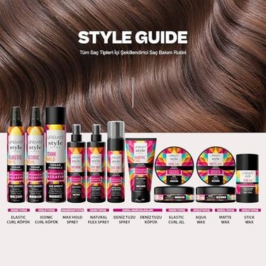 Diğer 128808059 Care Style Guide Islak Görünüm Sağlayan Wax 100 Ml 0