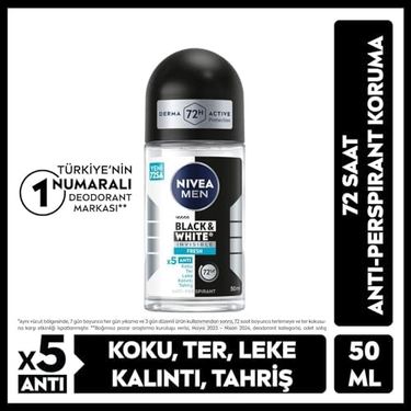 Diğer 128808497 Kadın Roll On Deodorant Pearl & Beauty + Men Erkek Roll On Deodorant & Invisible Fresh 50 Ml X2