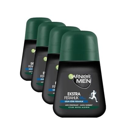 Diğer 128808582 Men Ekstra Ferahlık Roll-On Deodorant 4 Paketi