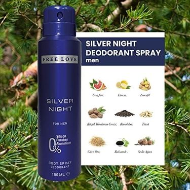 Diğer 128808834 Silver Night Erkek Deodorant 150 Ml