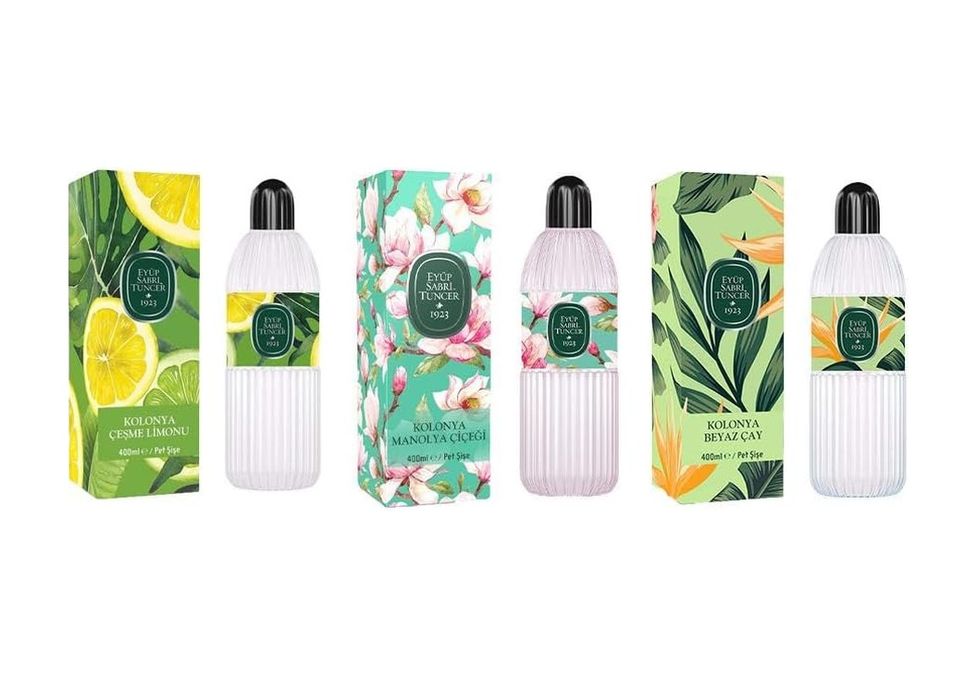 Diğer 128830824 Kolonya Çeşme Limonu, Manolya Çiçeği Ve Beyaz Çay Pet Şişe 400 Ml