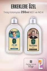 Diğer 128831096 Tıraş Kolonyası No 1, No 4 Ve Zigzag Pamuk 50 Gr