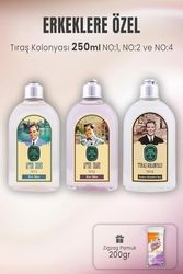 Diğer 128831112 Tıraş Kolonyası Seti 1-2-4 Ve Zigzag Pamuk 200 Gr