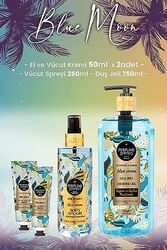 Diğer 128831191 Blue Vücut Spreyi 250 Ml, Duş Jeli 750 Ml Ve Krem X 2 Adet