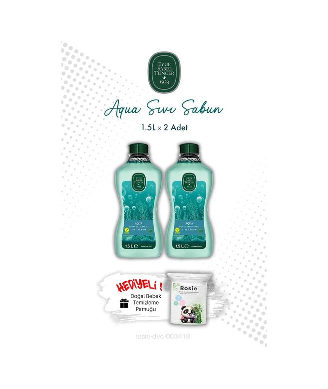 Diğer 128831398 Aqua 1.5L Sıvı Sabun X2 Ve Rosıe
