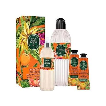 Diğer 128831455 Bodrum Mandalinası Kolonyası Pet Şişe 400 Ml, 150 Ml Ve 2 Adet El Ve Vücut Kremi 50 Ml