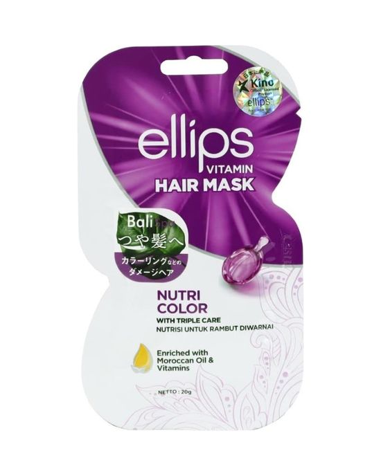 Diğer 128833442 Ellips Nutri Boyalı Saçlara Özel Vitamin Maskesi 20 G
