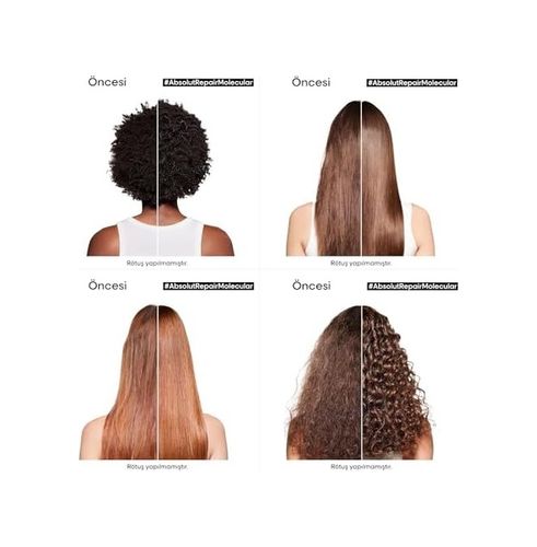 Diğer 128842606 L'oréal Professionnel Paris Serie Expert Absolut Repair Molecular Tüm Yıpranmış Saçlar Için Arındırıcı Şampuan 500Ml