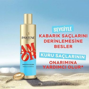 Diğer 128843143 Pantene Amor Edition Pro-V Pürüzsüz Ve Parlak Şampuan 250 Mililitre