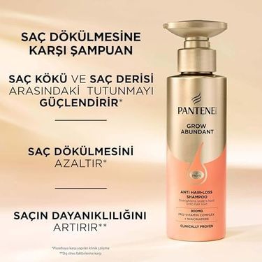 Diğer 128844046 Pantene Grow Abundant Saç Dökülmesine Karşı Şampuan 290 Ml
