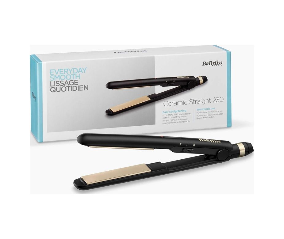 Diğer 128844470 Babyliss Saç Düzleştirici Ceramic Straight, 230 Derece, Seramik Plaka, 2 Dijital Isı Ayarı, Hızlı Isınma Özelliği, St089E 1