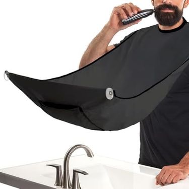 Diğer 128846938 Boyundan Bağlamalı Vantuzlu Sakal Kesme Örtüsü 70X100