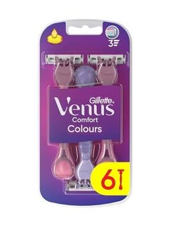 Diğer 128846942 Venus Colours Kadın Tıraş Bıçakları, 6 Kadın Tıraş Bıçakları