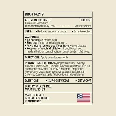Diğer 128847069 W Labs Wave Breaker Antiperspirant Stick Deodorant 74Gr, 810155630034