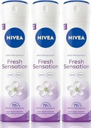 Diğer 128847210 Fresh Sensation Kadın Sprey Deodorant 150 Ml,72 Saat Anti-Perspirant Koruma,uzun Süren Ferahlık X3