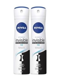 Diğer 128847686 Invısıble & Pure Bayan Deosprey 150 Ml 2'li Paket