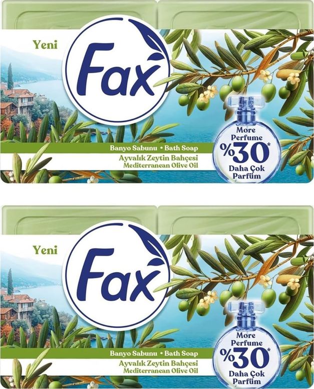 Diğer 128847863 Fax Banyo Sabunu, Ayvalık Zeytin Bahçesi, 600Gr, 2'li Paket