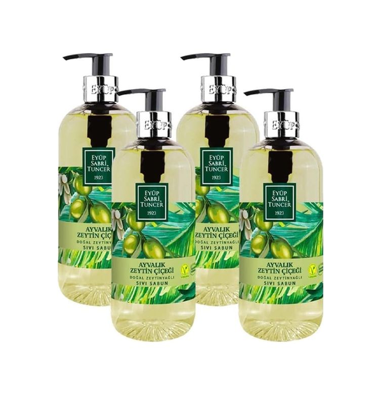 Diğer 128847908 Ayvalık Zeytin Çiçeği Sıvı Sabun 500 Ml X 4