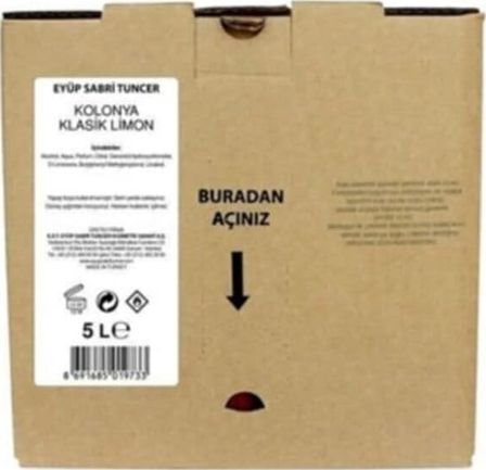 Diğer 128847942 Klasik Limon Kolonyası 5 Lt Dökme Paket Ve Okyanus Sıvı Sabun 500 Ml