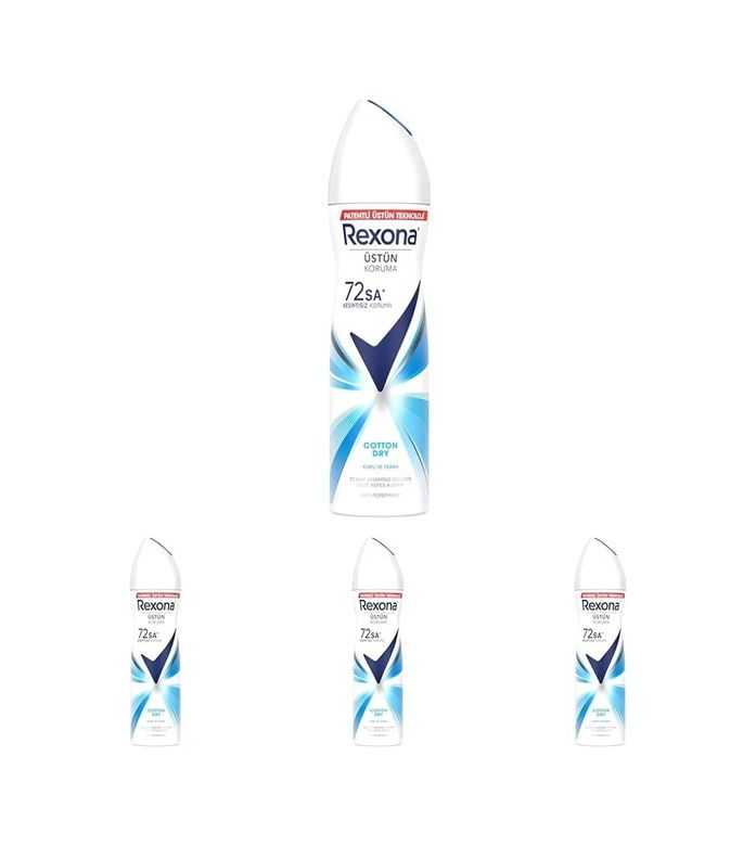 Diğer 128847972 Rexona Kadın Sprey Deodorant Dry 150 Ml 4 Paketi