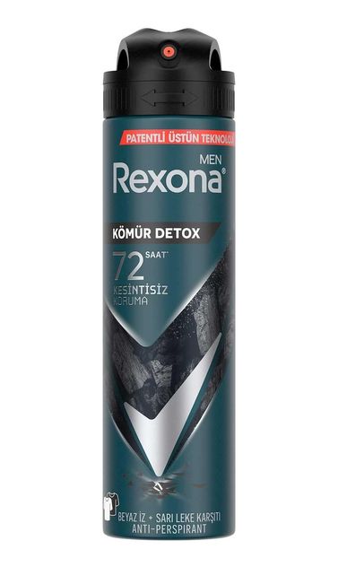 Diğer 128848054 Rexona Men Erkek Sprey Deodorant Kömür Detox 150 Ml 6 Paketi