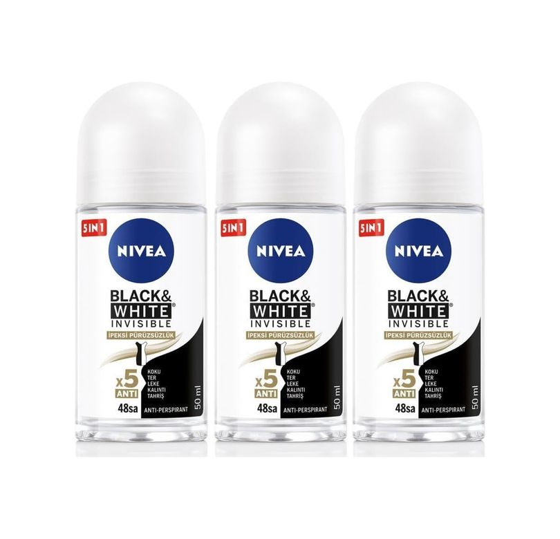 Diğer 128848094 Kadın Roll-On Deodorant & 50Ml, 48 Saat Koruma, X3 Adet