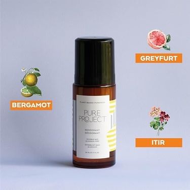 Diğer 128848108 Pure Deodorant 50Ml. Cam Roll-On Deodorant. Doğal, Aluminyum İçermez, Parfüm İçermez, Gün Boyu Koruma.