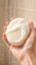 Diğer 128848112 Lavanta Doğal Süngerli Sabun, Lavanta Kokulu, Duş İçin Zengin Köpüklü, 120G