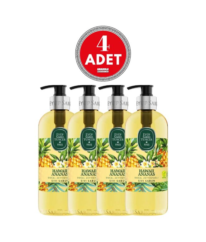 Diğer 128848171 Sıvı Sabun Hawaii Ananas 500 Ml X 4 Adet