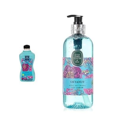Diğer 128848223 Doğal Zeytinyağlı Sıvı Sabun Okyanus 1,5 L Pet Şişe 1 X 1500 Ml Xeyüp Sabri Tuncer Doğal Zeytinyağlı Sıvı Sabun Okyanus Kokulu Pet Şişe 500 Ml