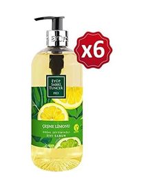 Diğer 128848238 Doğal Zeytinyağlı Sıvı Sabun Çeşme Limonu 500 Ml X 6 Adet