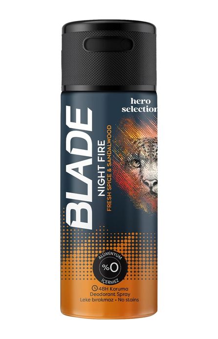 Diğer 128848321 Blade Hero Night Fire Deodorant 150 Mililitre