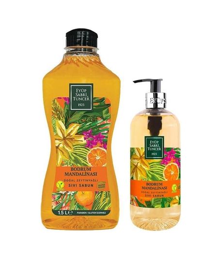 Diğer 128848391 Est Bodrum Mandalinası Doğal Zeytinyağlı Sıvı Sabun 1.5Lt+500Ml