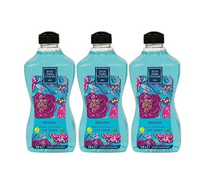 Diğer 128848478 Doğal Zeytinyağlı Sıvı Sabun Okyanus 1500 Ml X 3