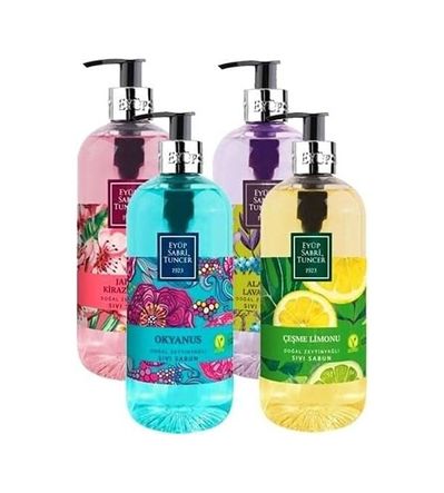 Diğer 128848492 Sıvı Sabun Seti 4 X 500 Ml Alaçatı, Kiraz, Okyanus Ve Çeşme Limonu
