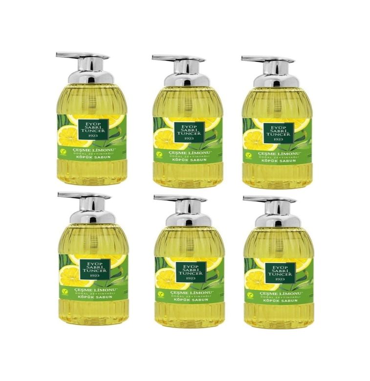 Diğer 128848546 Zeytinyağlı Çeşme Limonu Köpük Sabun 500 Ml X 6