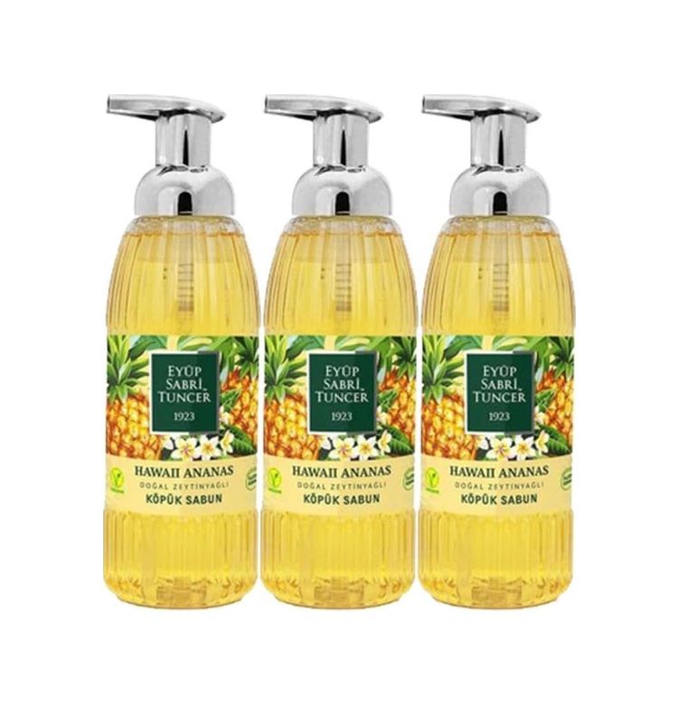 Diğer 128848602 Hawaii Ananas Köpük Sabun 500 Ml X3